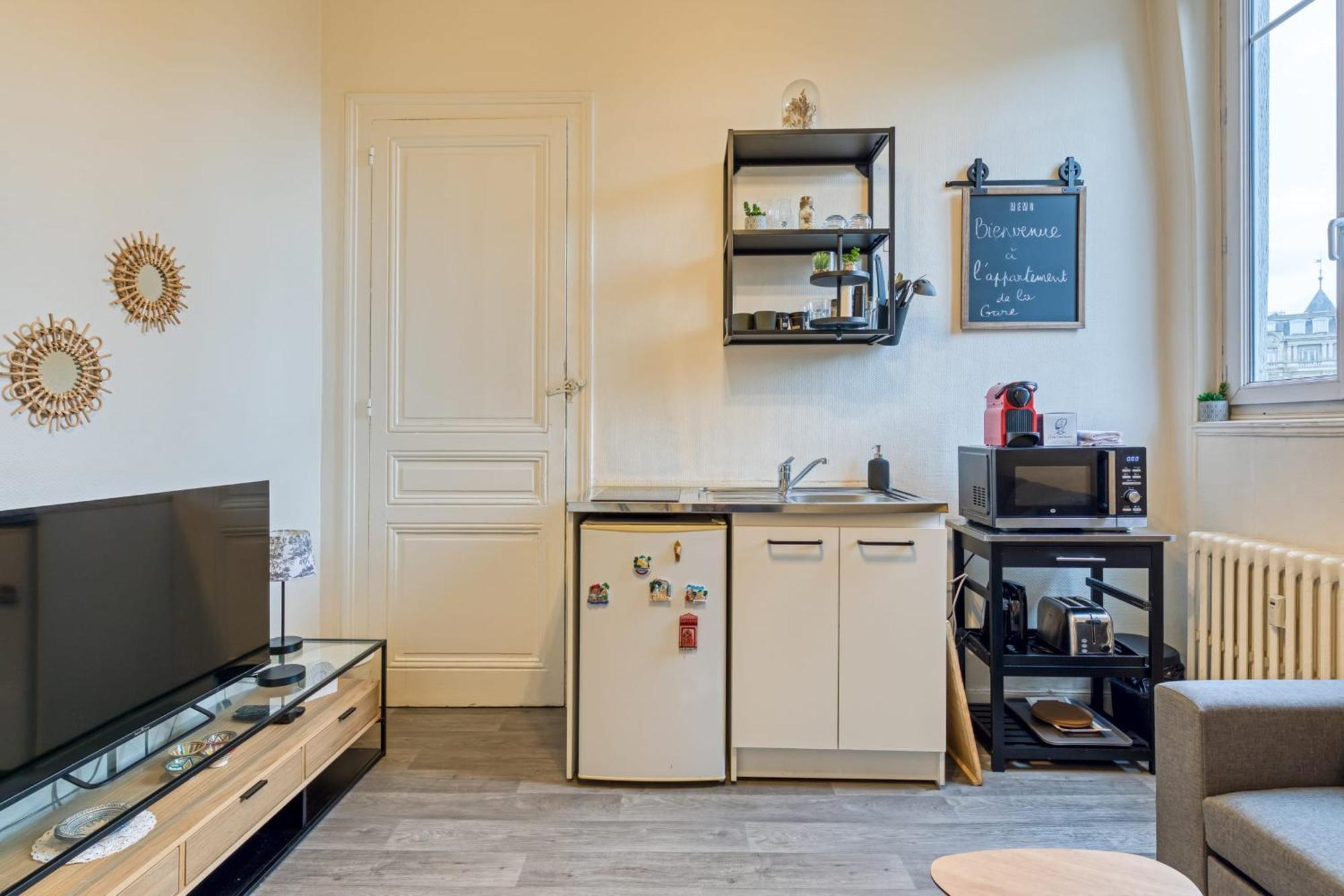 Ferienwohnung Gary Joli F2 Au Pied De La Gare De Rouen Exterior foto